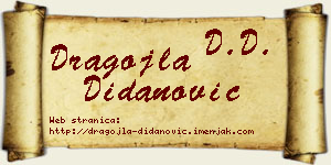 Dragojla Didanović vizit kartica